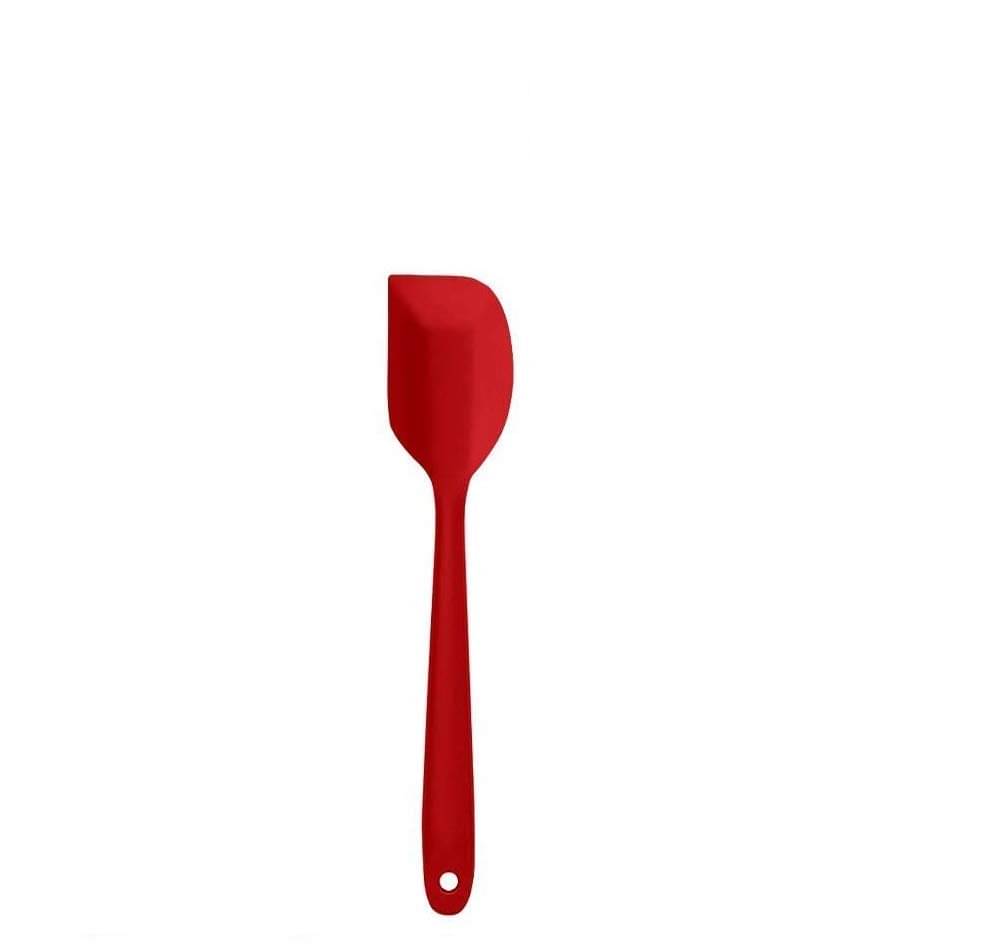     			Baskety Silicone Spatula With Stainless Steel Core Flipper Spatula ( Pack of 1, Red)