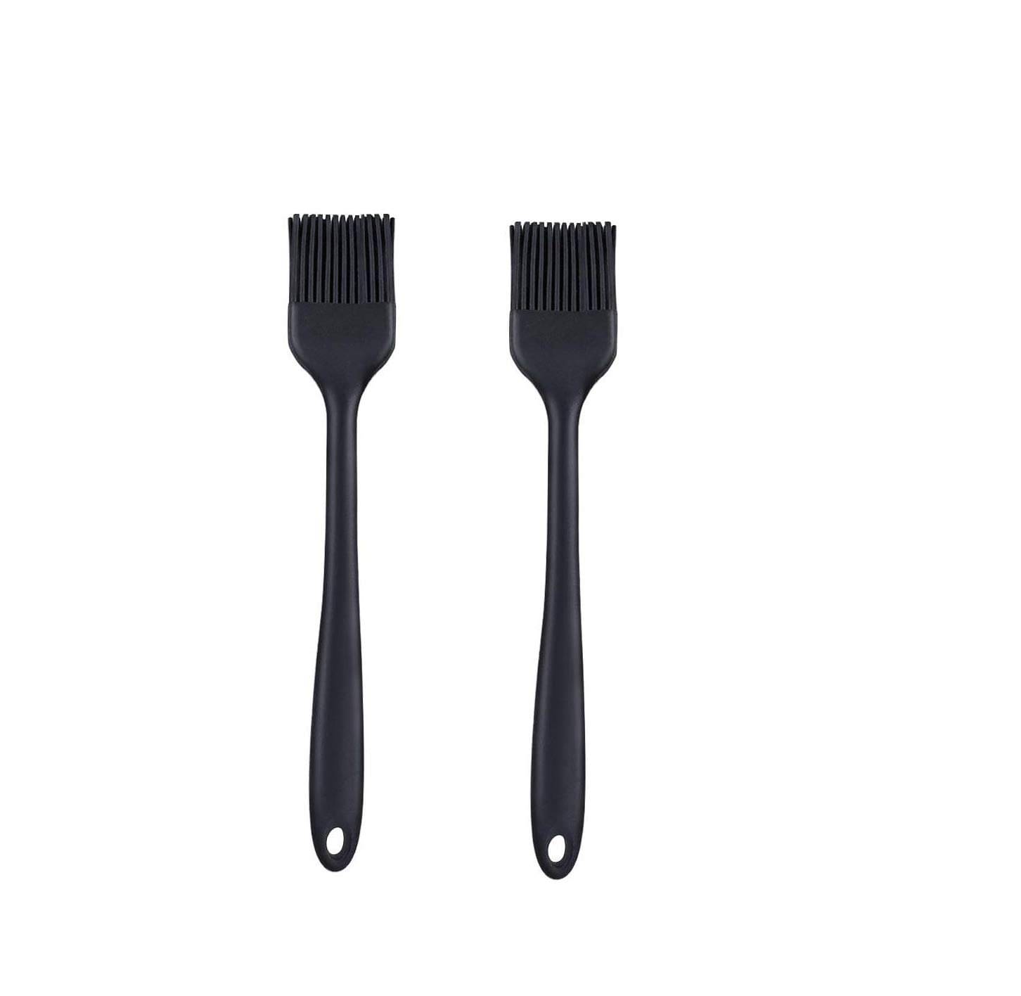     			Baskety Black Silicone Basting Brush Spatula ( Pack of 2 )
