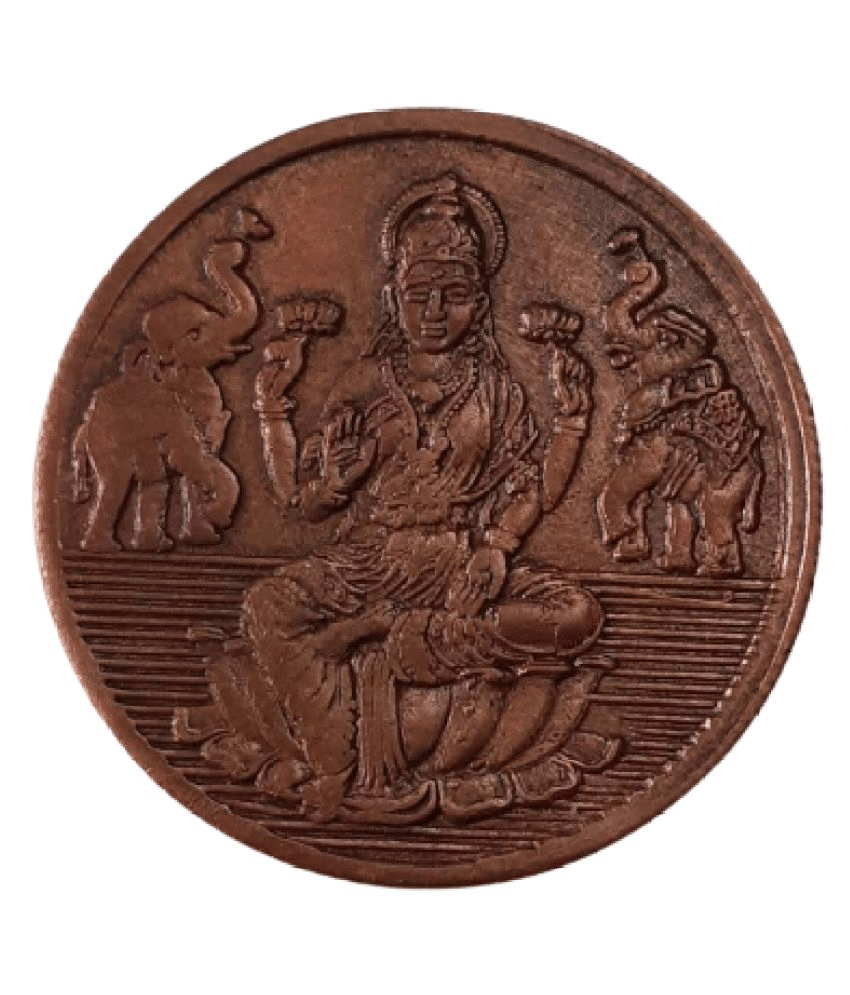     			Hop n Shop - EAST INDIA COMPANY 1717 MAA LAXMI BEAUTIFUL RELEGIOUS BIG TEMPLE TOKEN COIN 1 Numismatic Coins