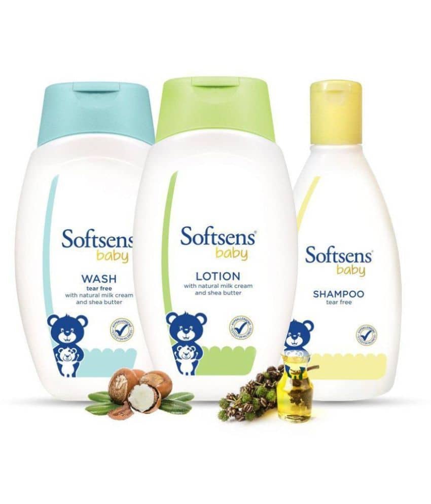 Softsens Baby Bath Time Kit (Pack of 3)