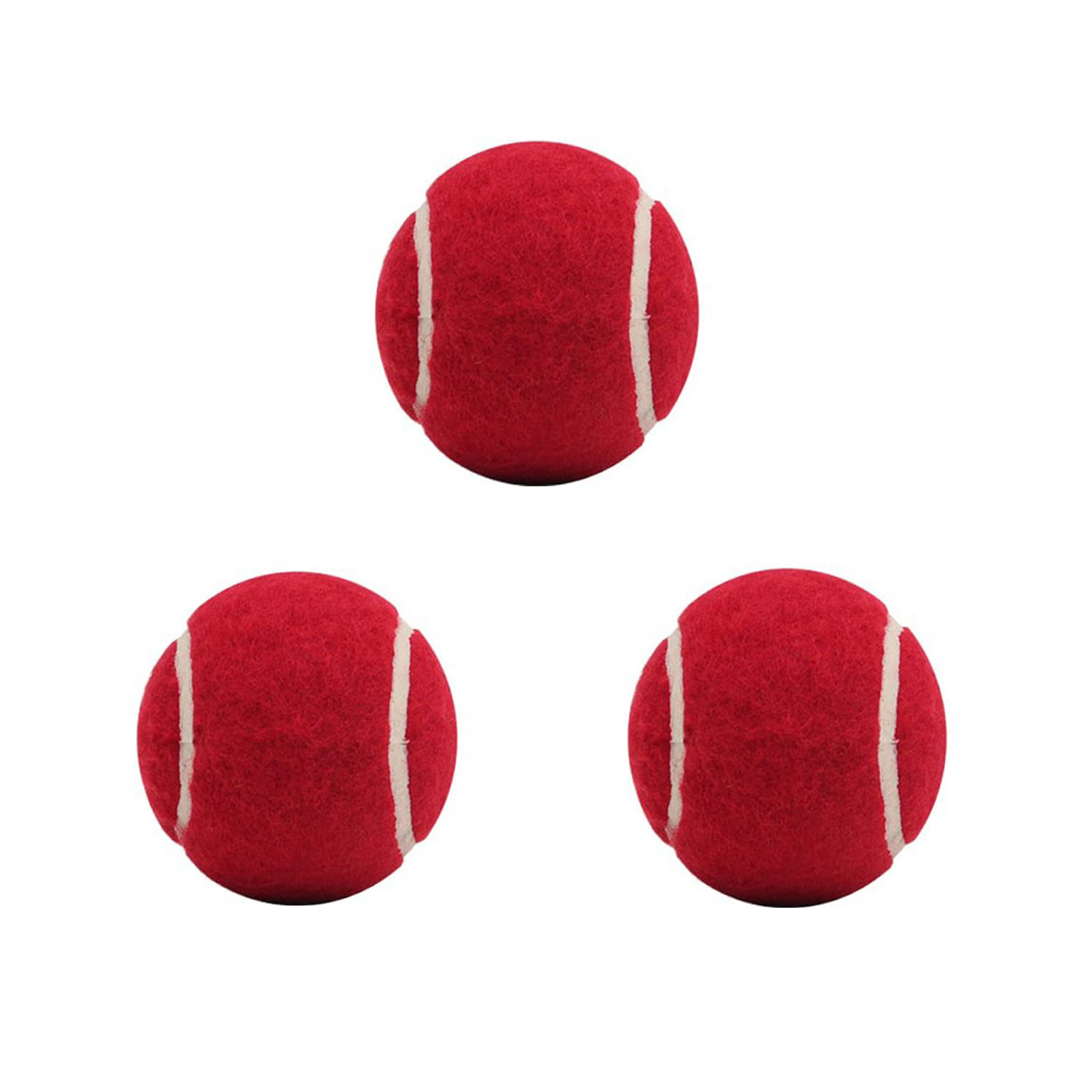     			VINTO TENNIS CRICKET BALL  RED (PACK OF 3)