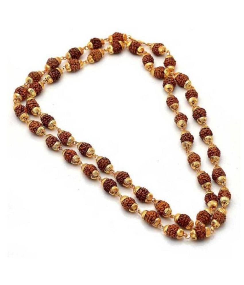     			Shri Astha Vinayak - Gold Plated Pooja Mala (Pack of 1)