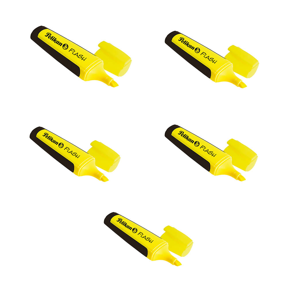     			FLASH Textmaker Highlighter Yellow - Pack of 10