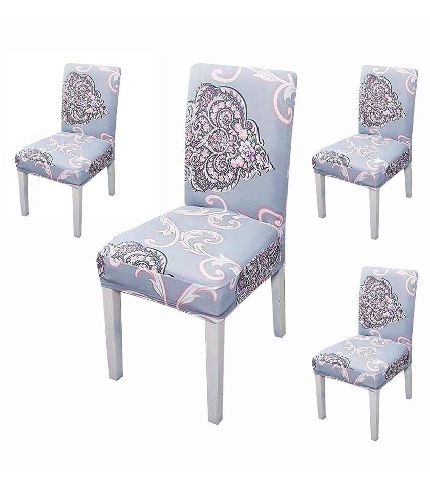 House Of Quirk 1 Seater Polyester Set of 4 Sofa Cover Set House Of Quirk 1 Seater Polyester Set of 4 Sofa Cover Set