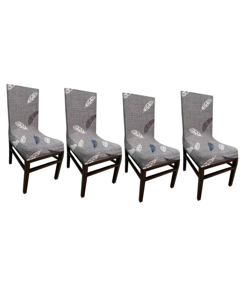     			House Of Quirk 1 Seater Polyester Set of 4 Sofa Cover Set