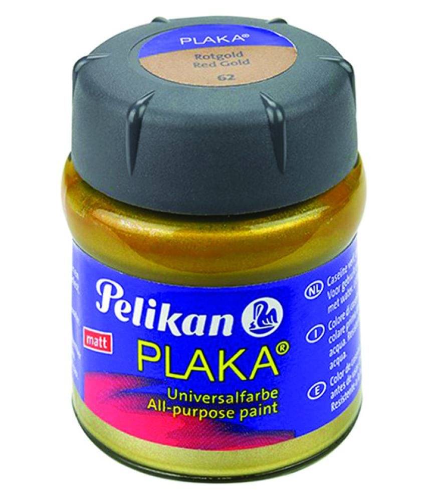     			PAINT PLAKA METALLIC SHADES RED GOLD 50 ML