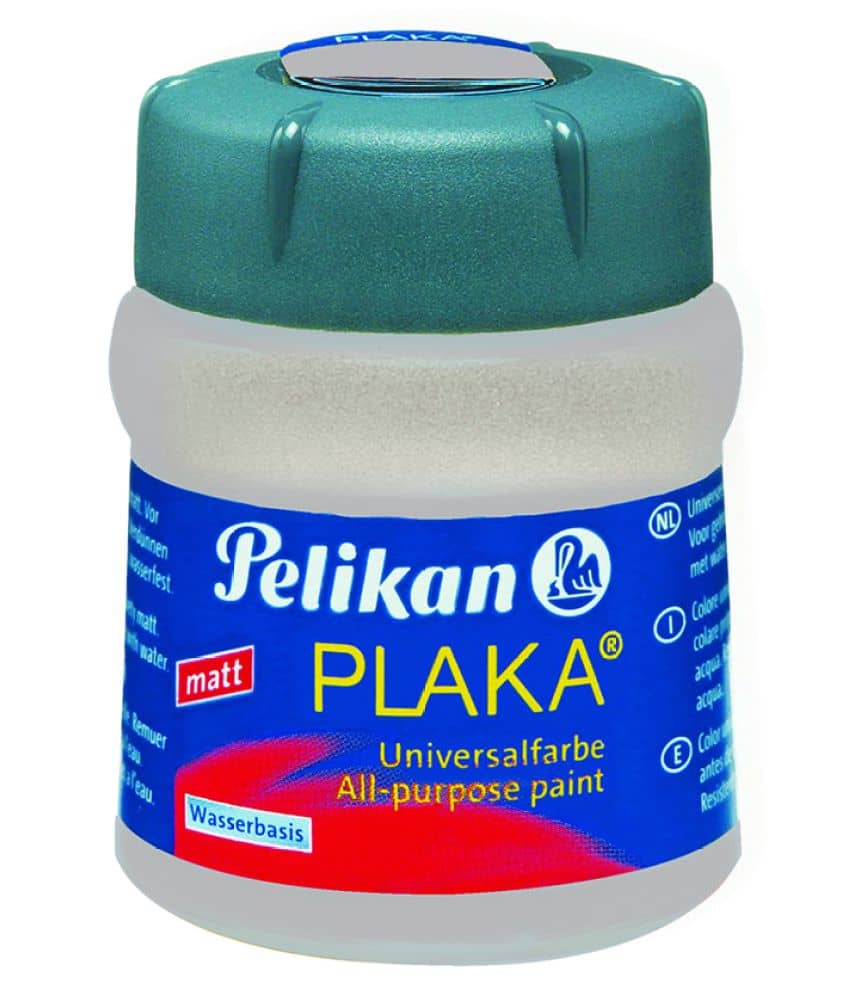 PAINT PLAKA METALLIC SHADES SILVER 50  ML