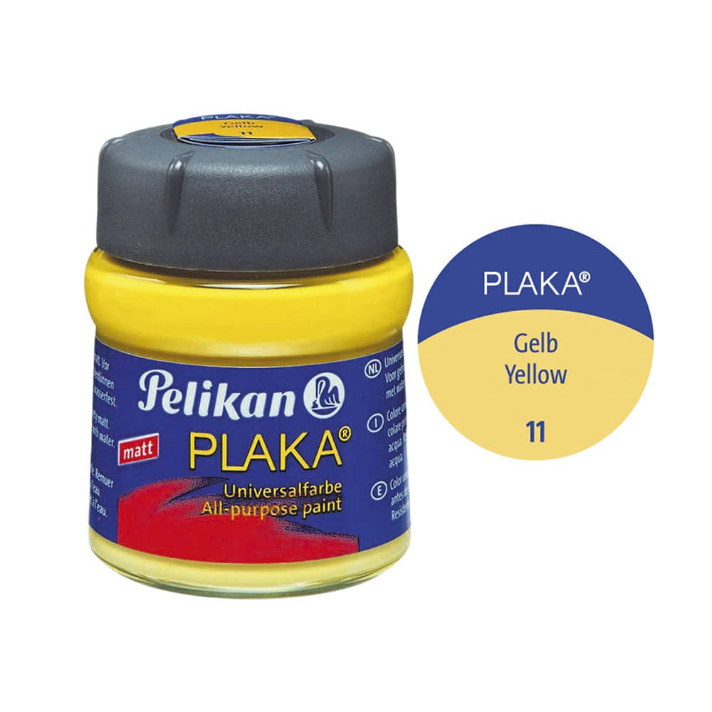 PAINT PLAKA STD SHADES 50 ML YELLOW