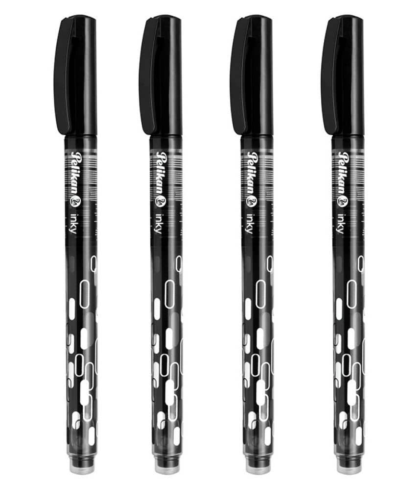 PELIKAN INKY FELT TIP PEN (BLACK) PACK OF 3