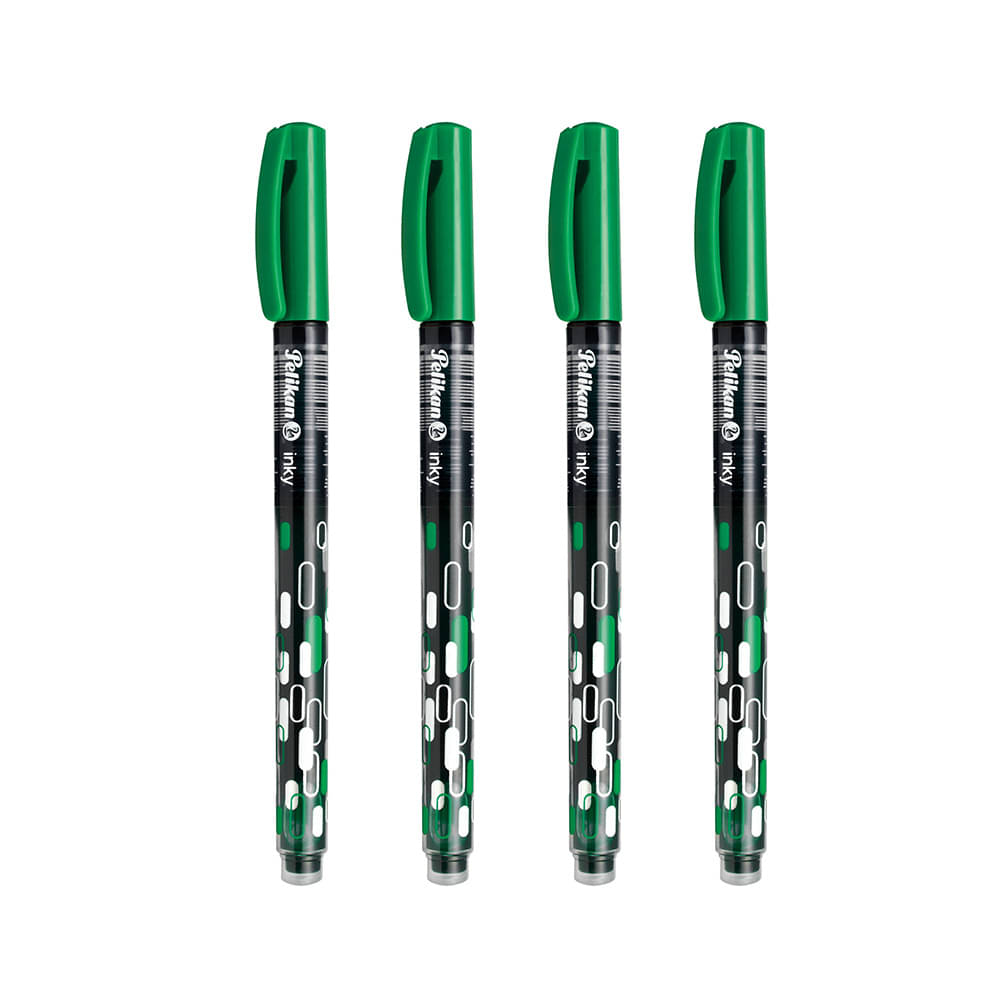     			PELIKAN INKY FELT TIP PEN(GREEN) PACK OF 3