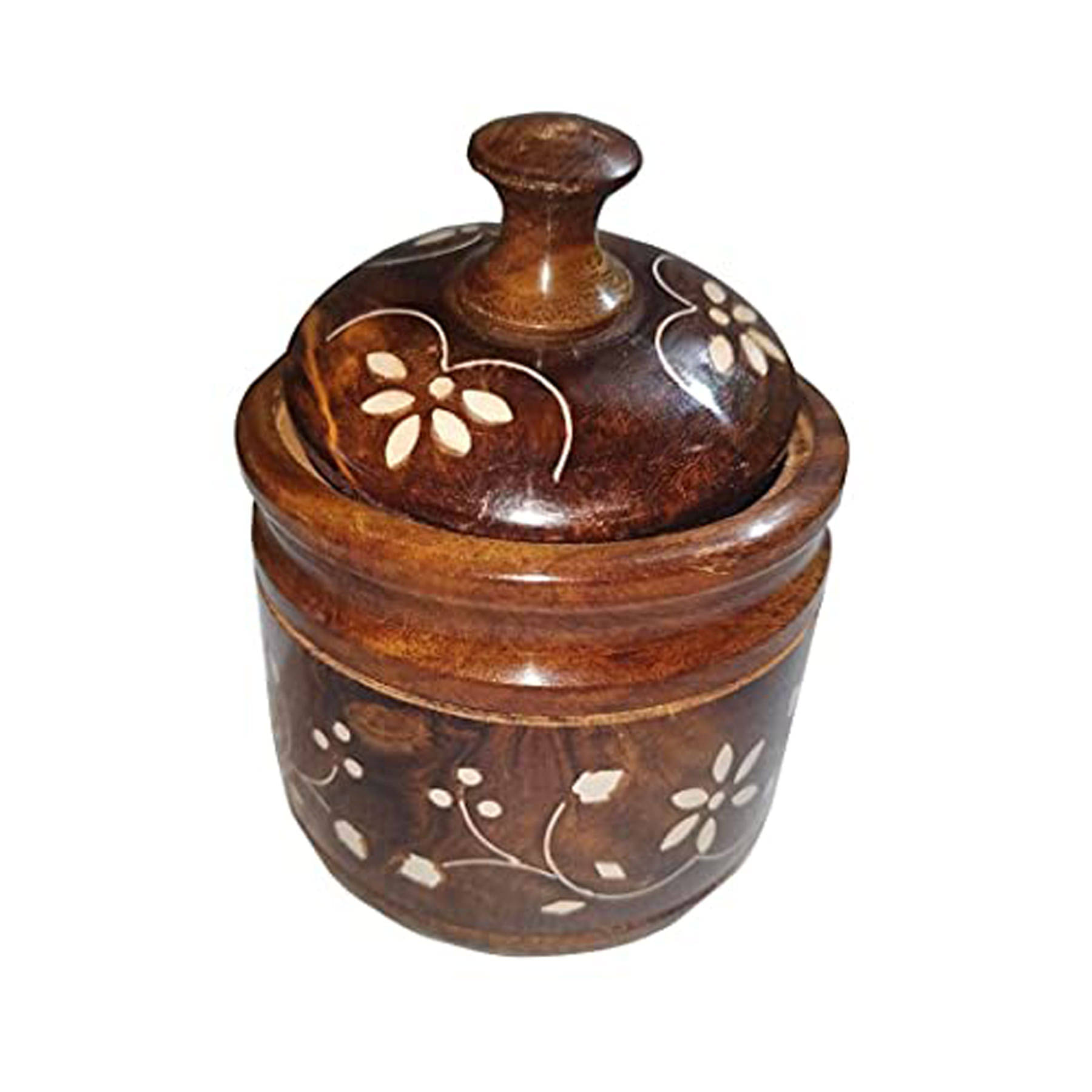     			SWH jar Wooden Pickle Container Set of 1 250 mL