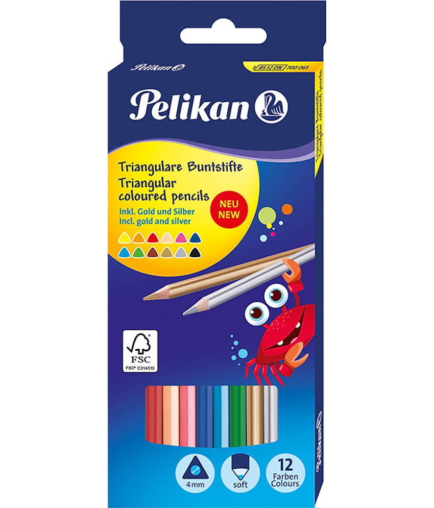 TRI COLOUR PENCILS 4MM - Stationery | Buy online on ZillyBuy