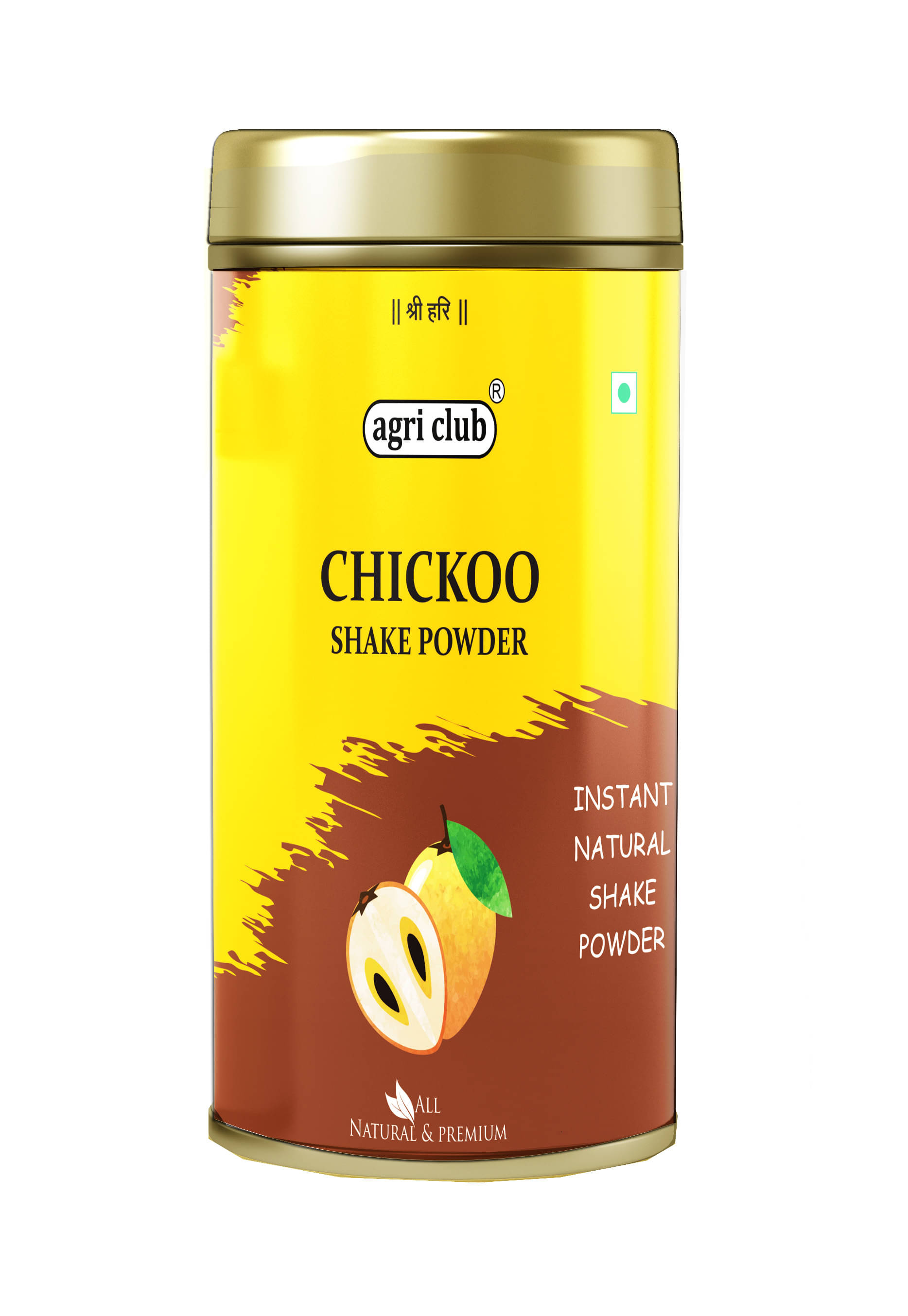 Agri Club Chickoo Shake Powder Instant Mix 300 gm Agri Club Chickoo Shake Powder Instant Mix 300 gm