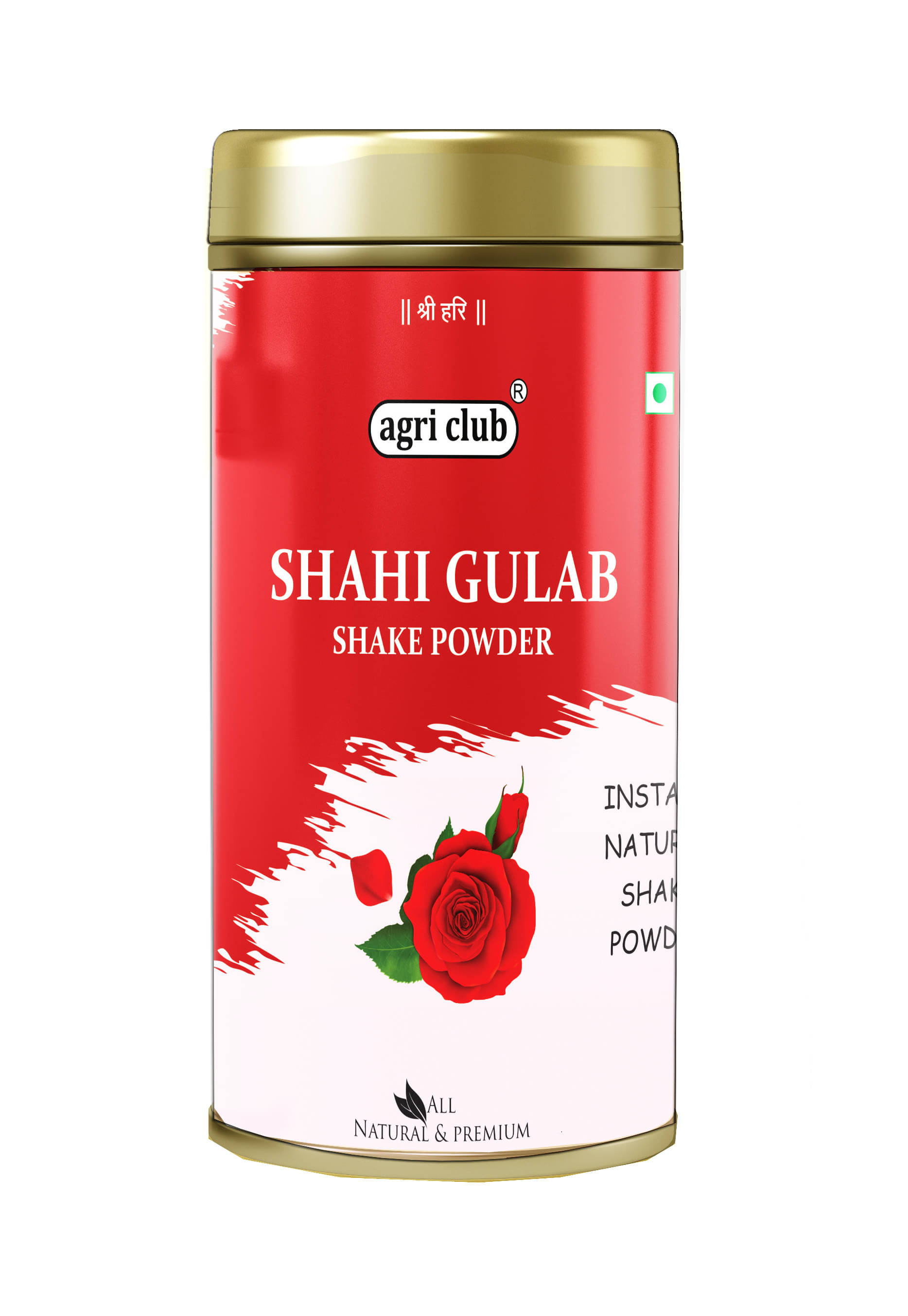 Agri Club Shahi Gulab Shake Powder Instant Mix 300 gm Agri Club Shahi Gulab Shake Powder Instant Mix 300 gm