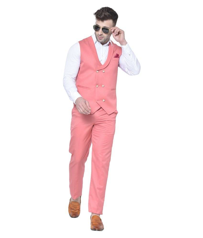     			KMB ROYAL Pink 2 Piece Suit