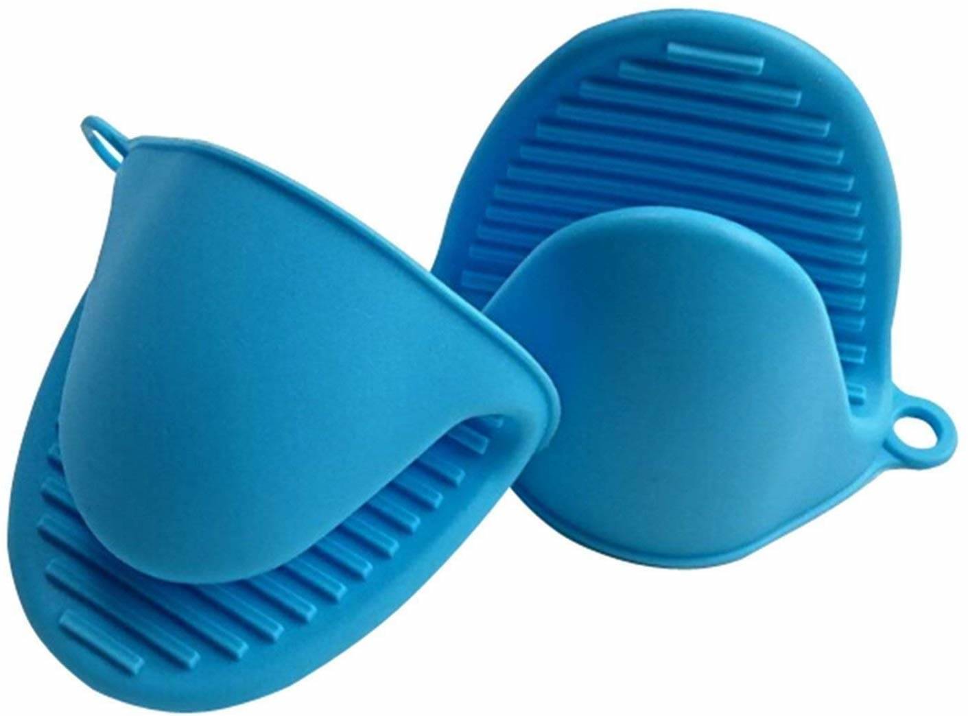     			Perfect Products, Silicone Oven Gloves Pot Holder Heat Resistant for Kitchen Cooking & Baking, 1 Pair (Multicolor)