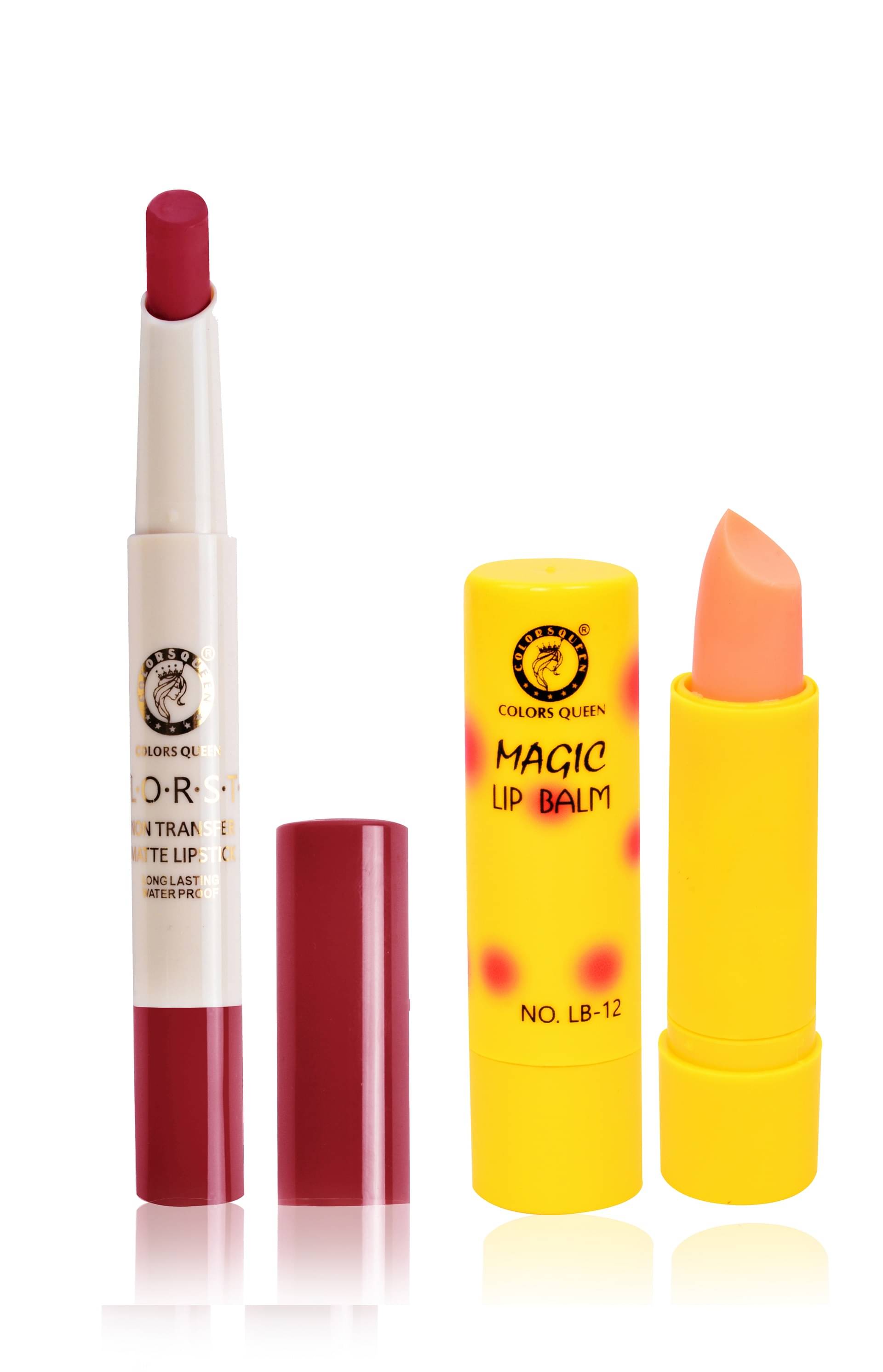     			Colors Queen Waterproof & NonTransfer Lipstick Apple Red 2.1 g