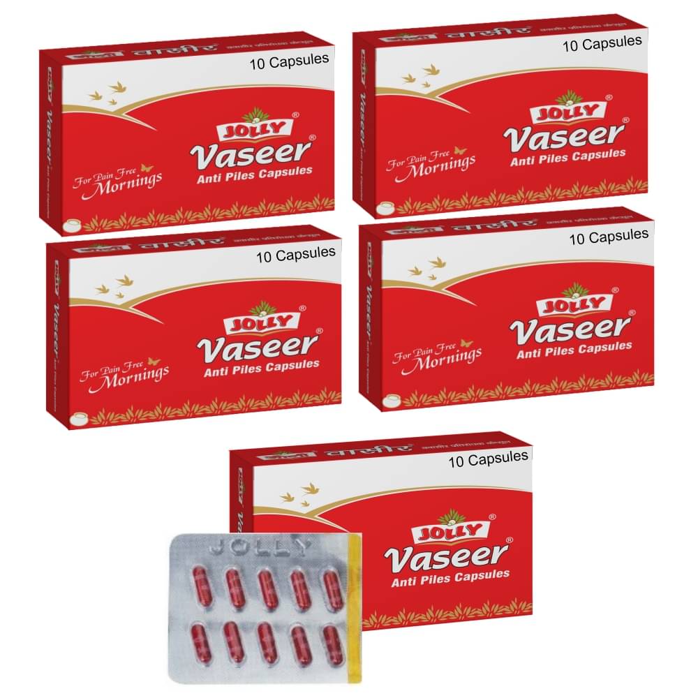     			Jolly Anti-Piles Vaseer Cap - 50 Capsule 5 Gm Pack of 5