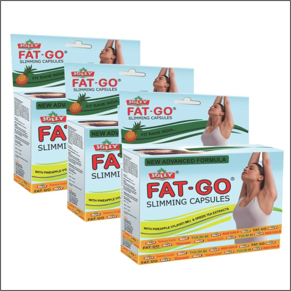     			Jolly Fat Go Capsule - Pack of 3 Box Capsule 3 Gm Pack of 3