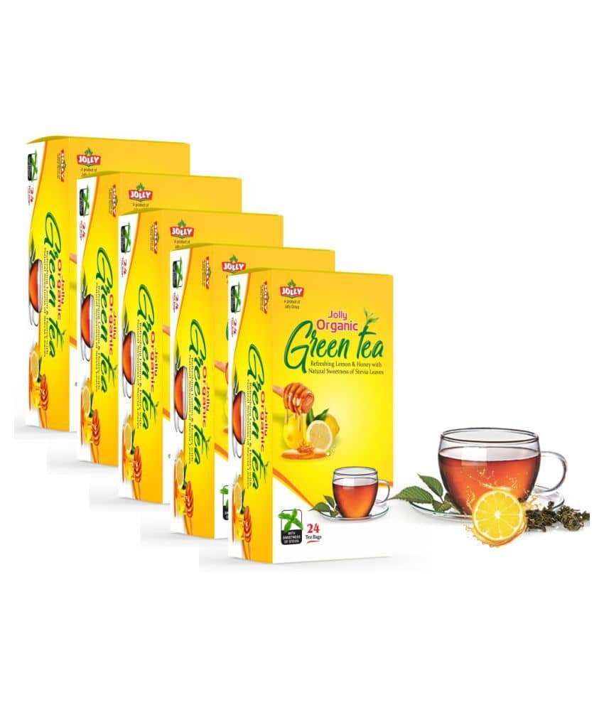 Jolly Herbal Organic Green Tea Powder 5 Gm Pack of 5