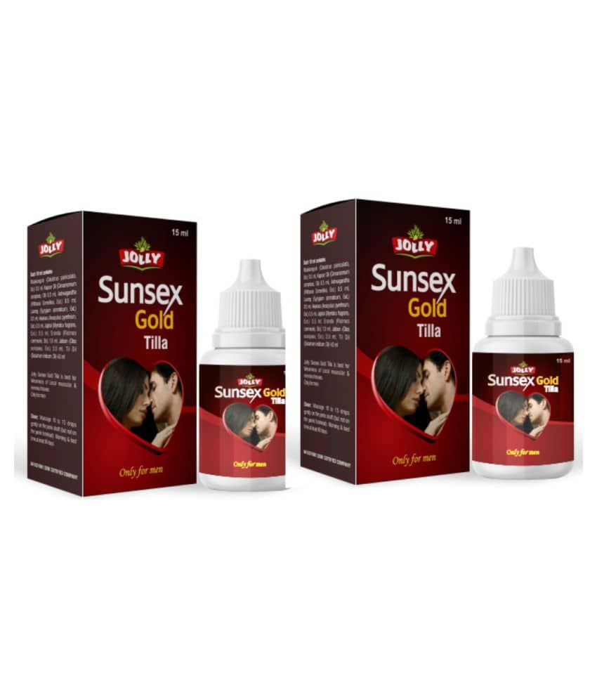 Jolly pack of 2 Sunsex Gold OIL 2 gm Pack Of 2