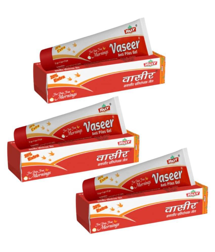     			Jolly Pack of 3 Anti-Piles Vaseer Gel 3 Gm Pack of 3