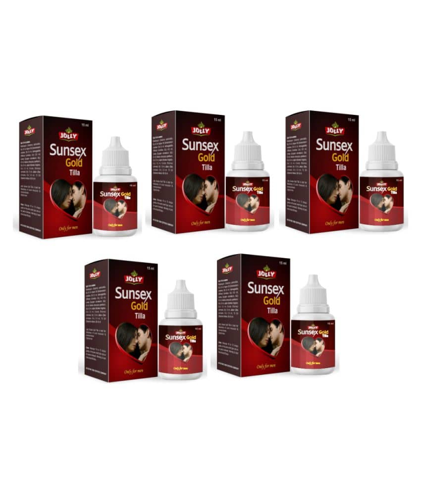 Jolly pack of 5 Sunsex Gold OIL 5 gm Pack Of 5