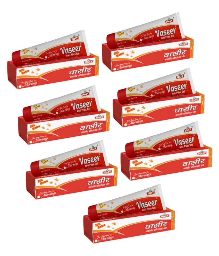     			Jolly Pack of 7 Anti-Piles Vaseer Gel 7 Gm Pack of 7