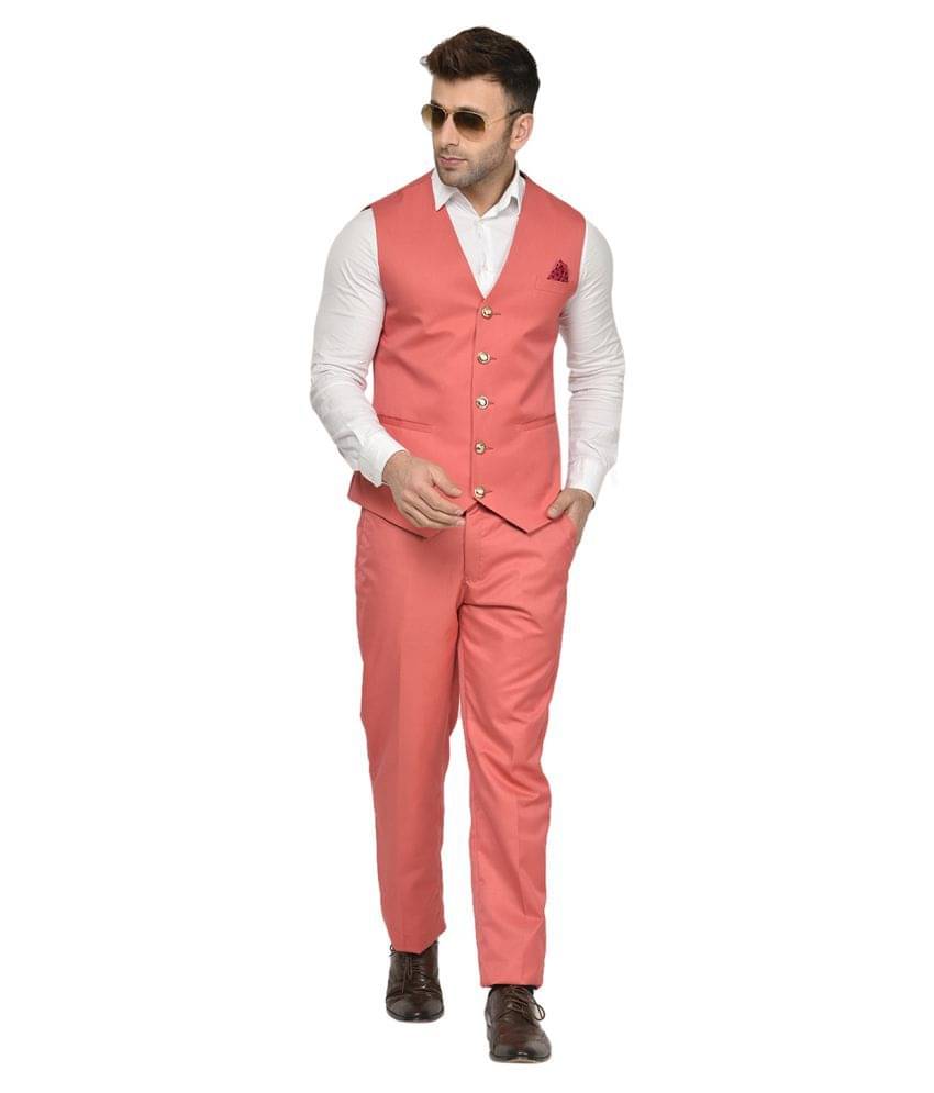     			KMB ROYAL Pink 2 Piece Suit