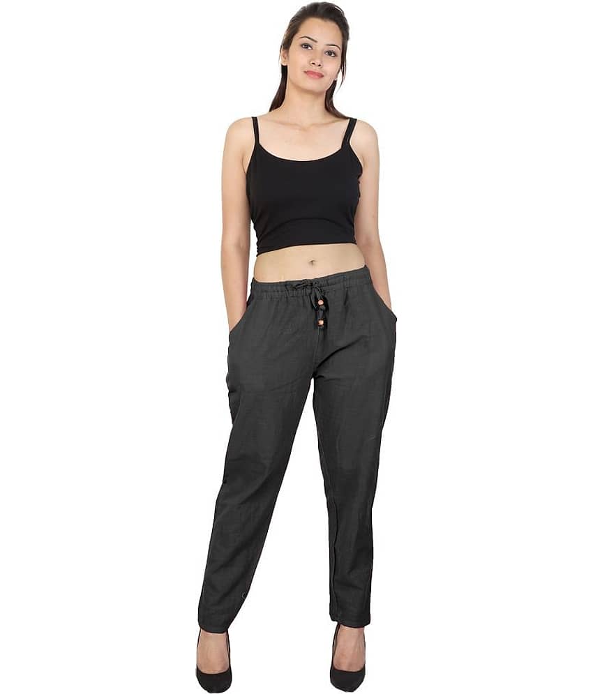 Lee Moda Cotton Casual Pants - Trousers | Buy online on ZillyBuy