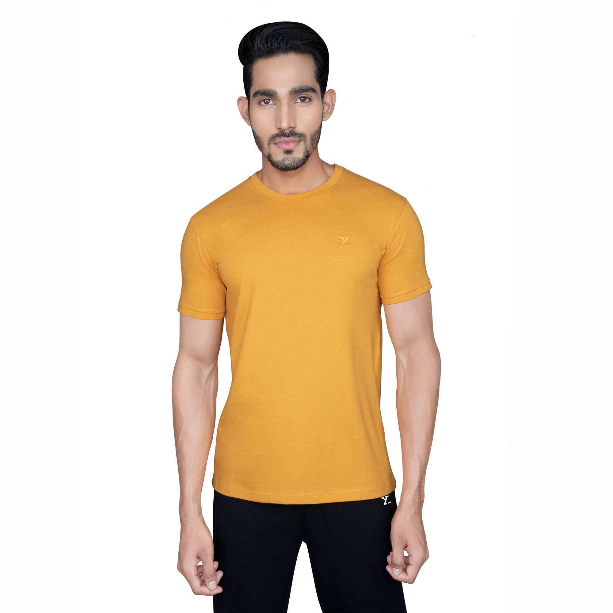     			XYXX Pack of 1 Cotton Regular Fit Men's T-Shirt ( Yellow )