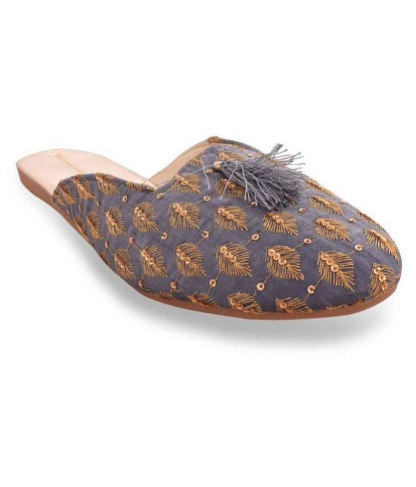     			Raj - Gray Women's Mules