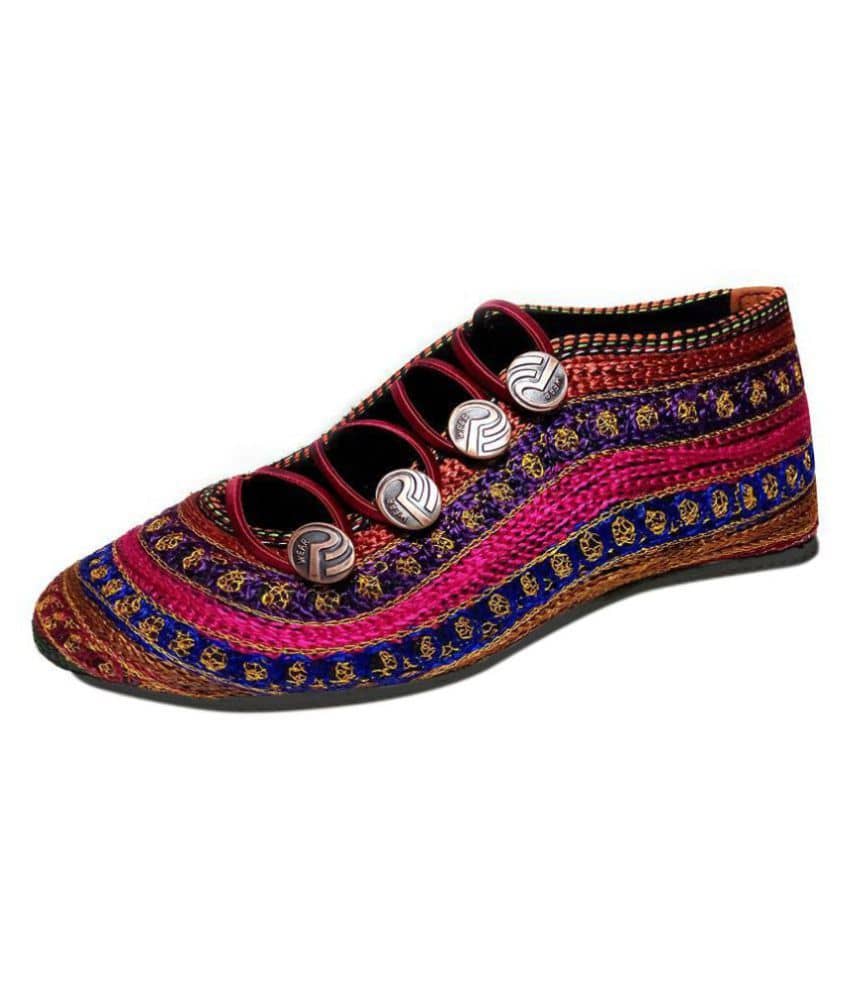 Apratim Multi Color Ethnic Footwear - Ethnic Shoes | Buy online on ZillyBuy