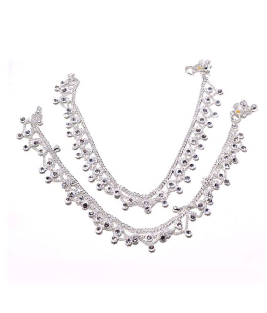 Imc Deals - Silver Anklets ( Pack of 1 ) - Anklets | Buy online on ZillyBuy