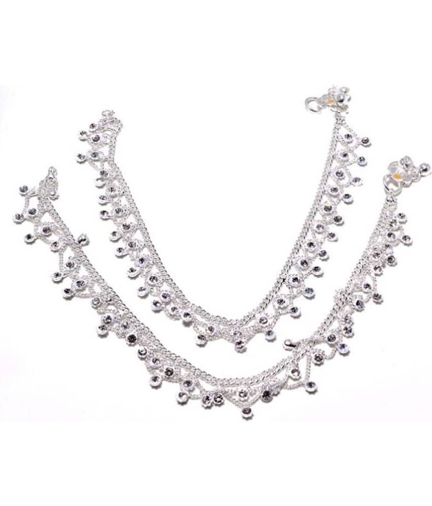 Imc Deals - Silver Anklets ( Pack of 1 ) - Anklets | Buy online on ZillyBuy