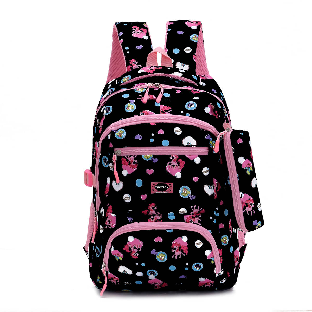 Tinytot 30 Ltrs Black School Bag for Boys & Girls Tinytot 30 Ltrs Black School Bag for Boys & Girls
