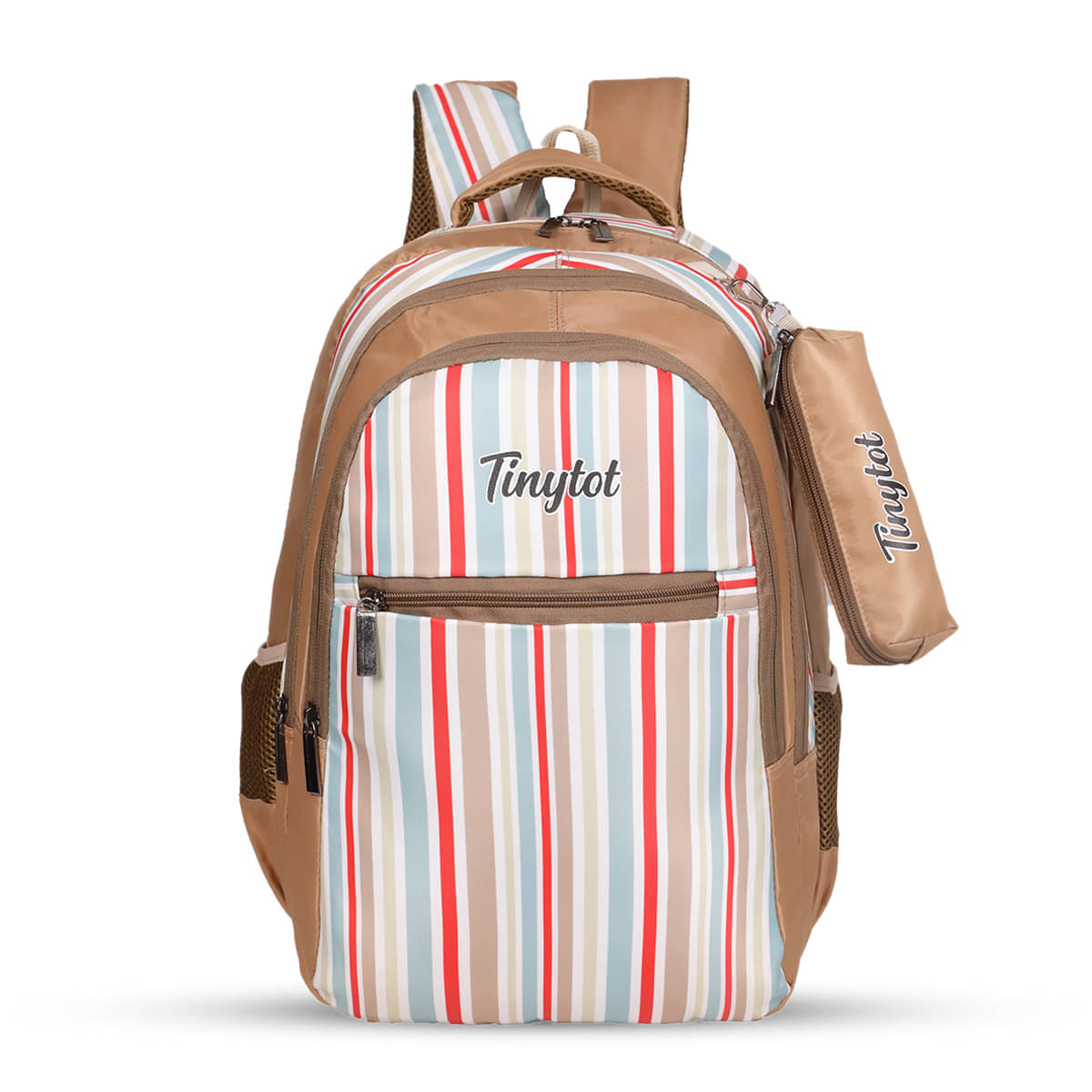     			Tinytot 30 Ltrs Brown School Bag for Boys & Girls