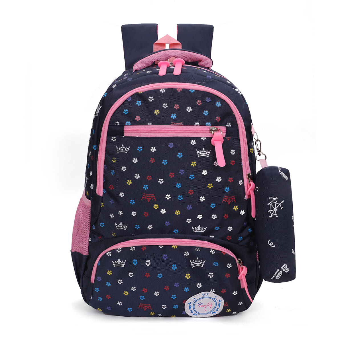     			Tinytot 30 Ltrs Navy Blue School Bag for Boys & Girls