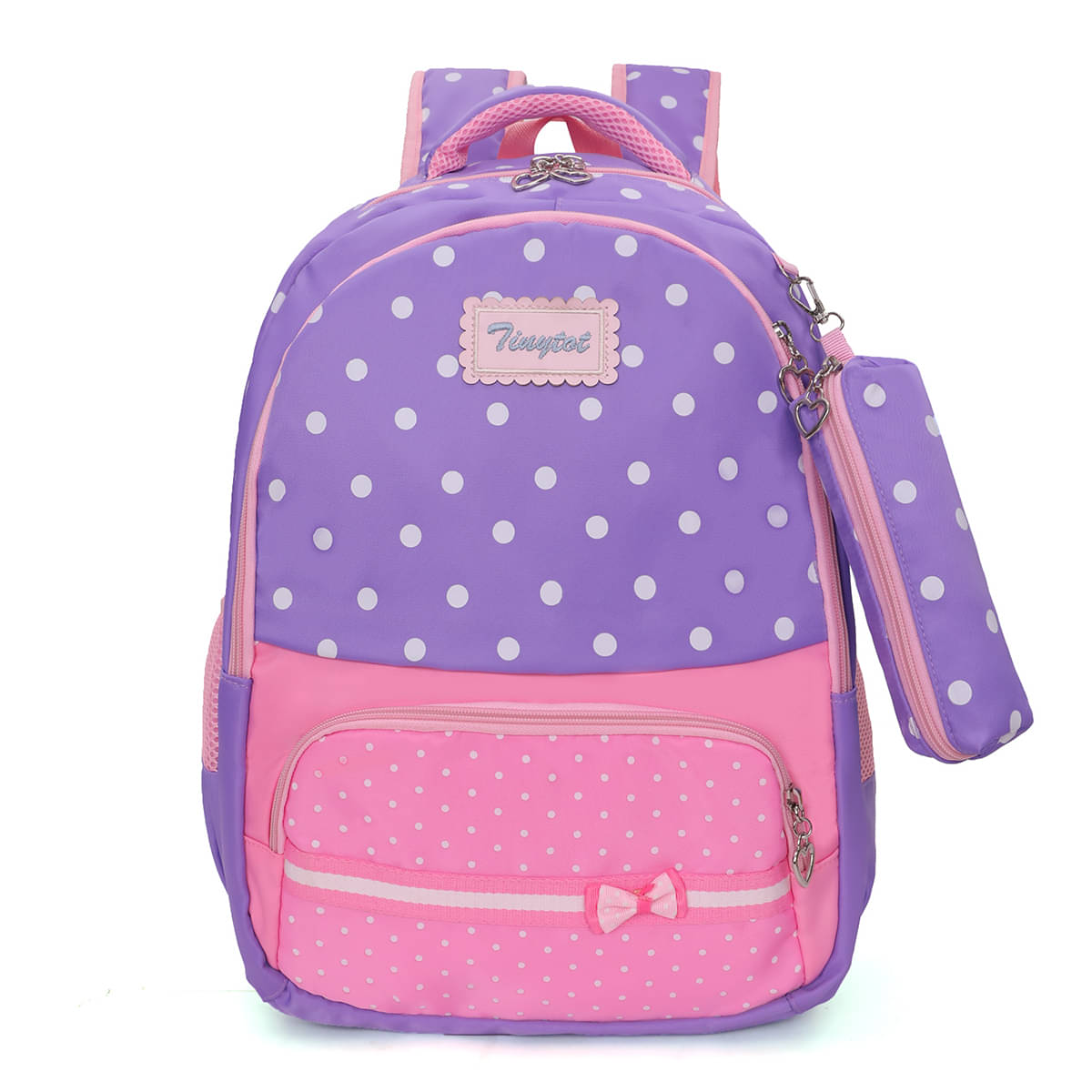     			Tinytot 30 Ltrs Purple School Bag for Boys & Girls