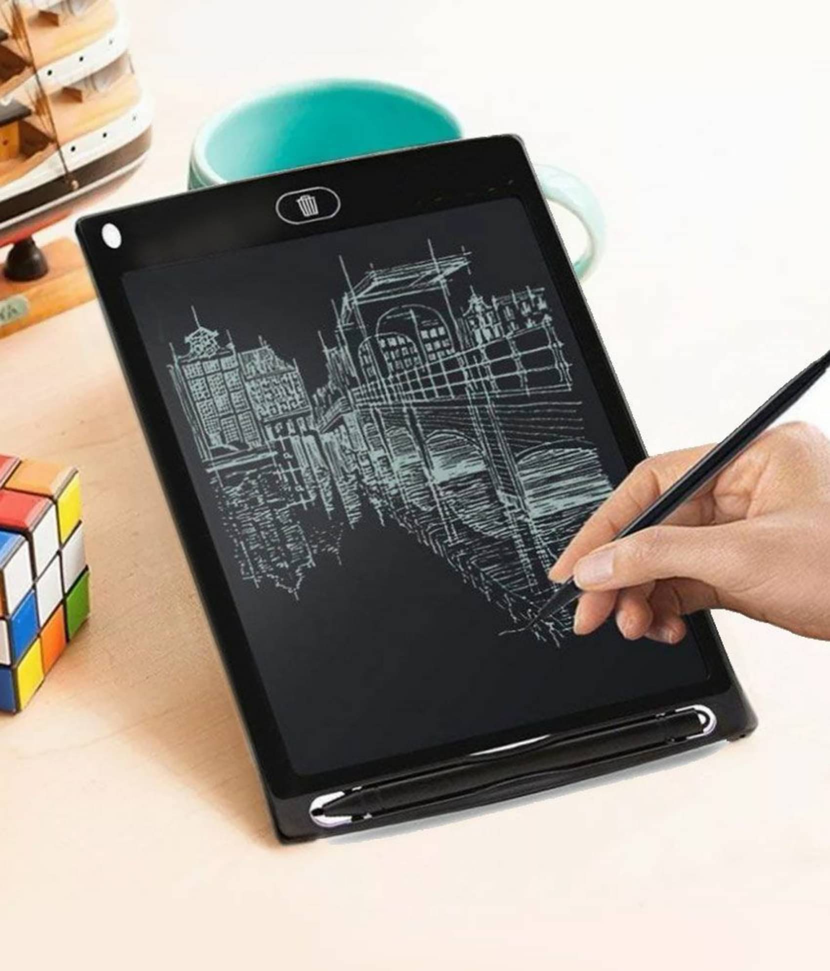     			8.5 Inch LCD Writing Tab Screen Tablet Drawing Board Digital Portable for Kids & Adults LCD Writing Pad LCD writing pad