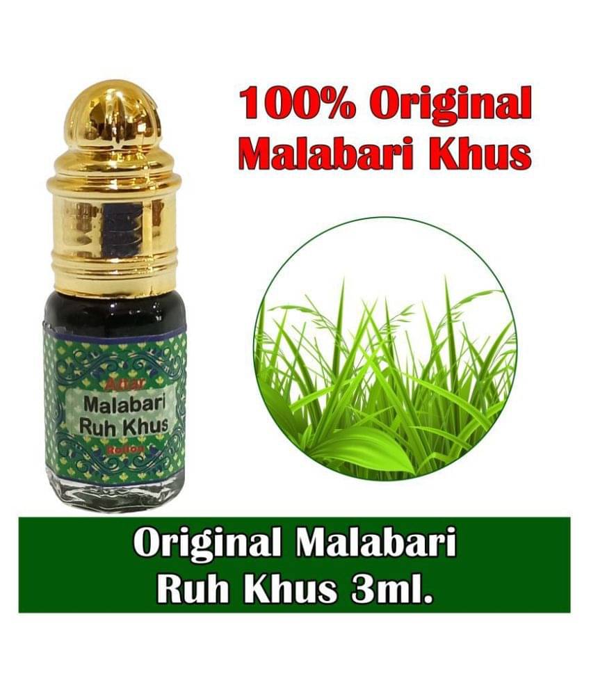INDRA SUGANDH BHANDAR - Malabari Ruh Khus Attar For Men & Women 3ml Pack Of 1 INDRA SUGANDH BHANDAR - Malabari Ruh Khus Attar For Men & Women 3ml Pack Of 1