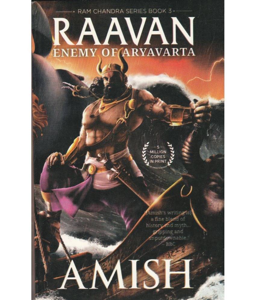     			RAAVAN ENEMY OF ARYAVARTA  BY AMISH,RAM CHANDRA SERIES BOOK-3 PAPERBACK EDITION.