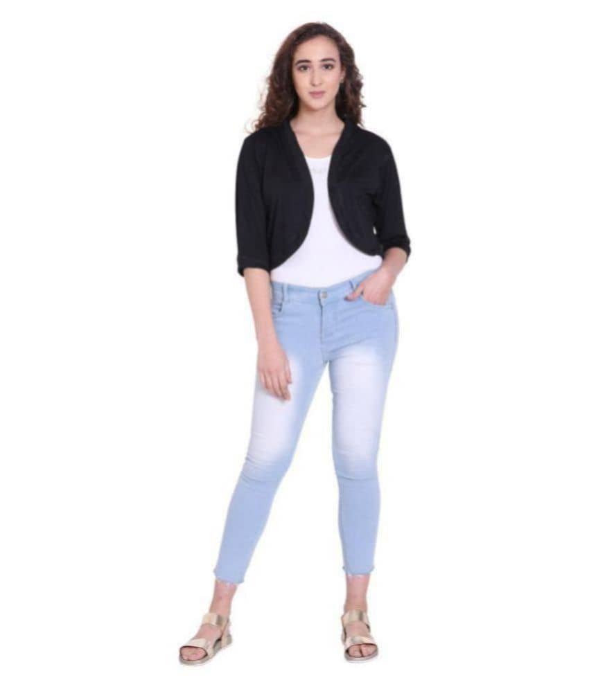 Affair Cotton Shrugs - Black Single