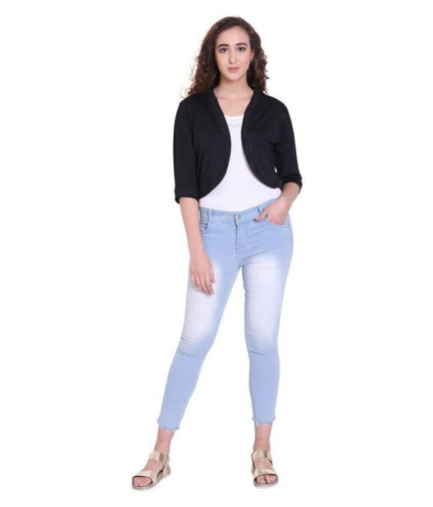 Affair Cotton Shrugs - Black Single