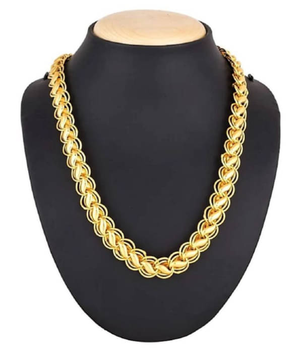     			Farid Enterprises Gold Plated Chain ( Set of 1 )