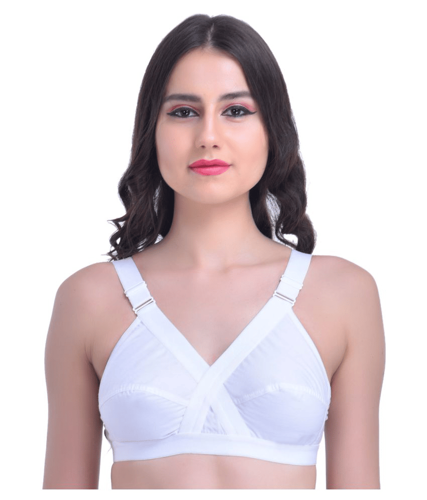 GASSY Cotton Everyday Bra - White