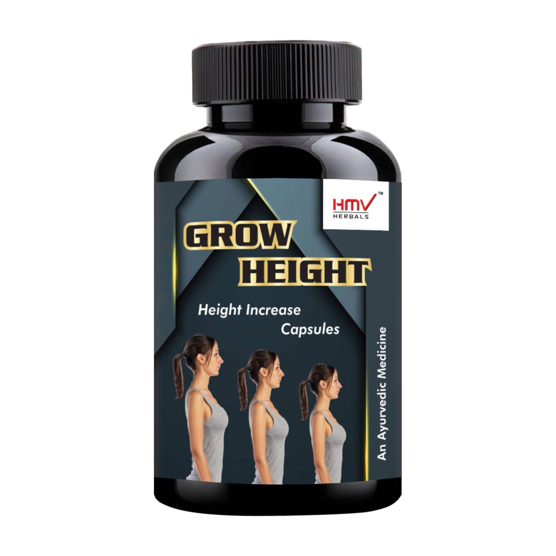Hmv Herbals Grow Height Herbal Height Growth Capsule 30 No.S Pack of 1 Hmv Herbals Grow Height Herbal Height Growth Capsule 30 No.S Pack of 1