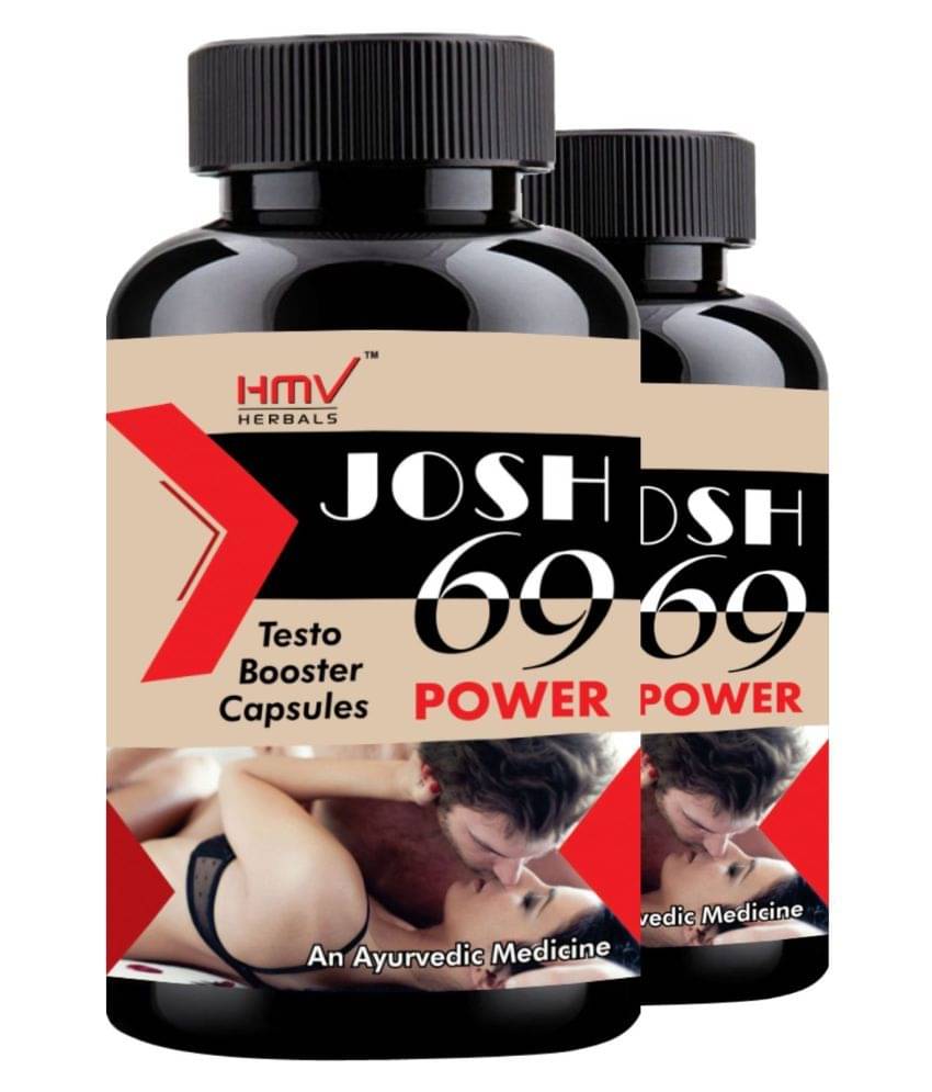     			HMV Herbals JOSH 69 Power for Men Herbal Capsule 60 no.s Pack Of 2