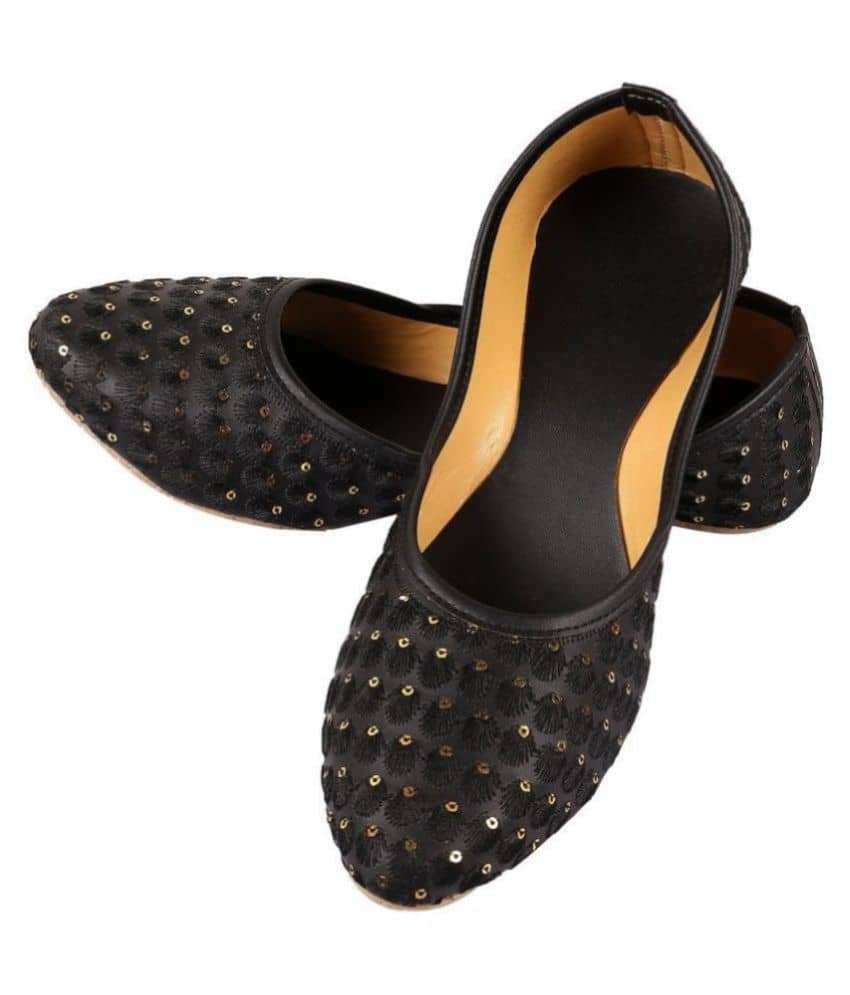 Raj Black Ethnic Footwear - Ethnic Shoes | Buy online on ZillyBuy