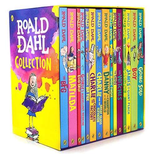     			Roald Dahl Collection 15 Fantastic Stories Box Set Including Boy, The BFG, Matilda and Charlie and the Chocolate Factory Paperback – July 19, 2016